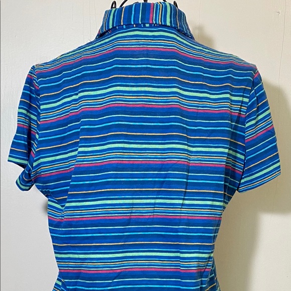Vintage Men’s Striped Polo Size S - Picture 3 of 6